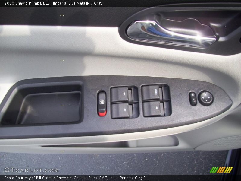 Imperial Blue Metallic / Gray 2010 Chevrolet Impala LS