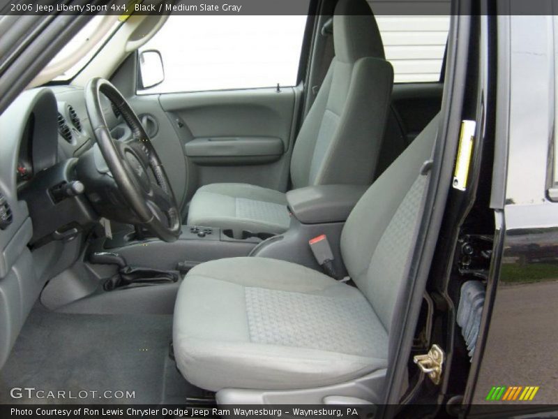 Black / Medium Slate Gray 2006 Jeep Liberty Sport 4x4