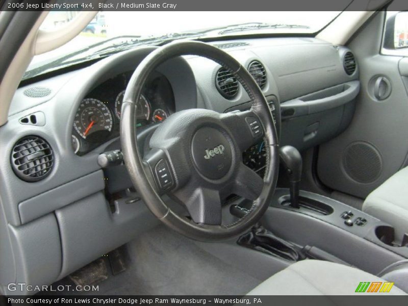 Black / Medium Slate Gray 2006 Jeep Liberty Sport 4x4