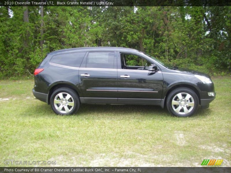 Black Granite Metallic / Light Gray 2010 Chevrolet Traverse LTZ