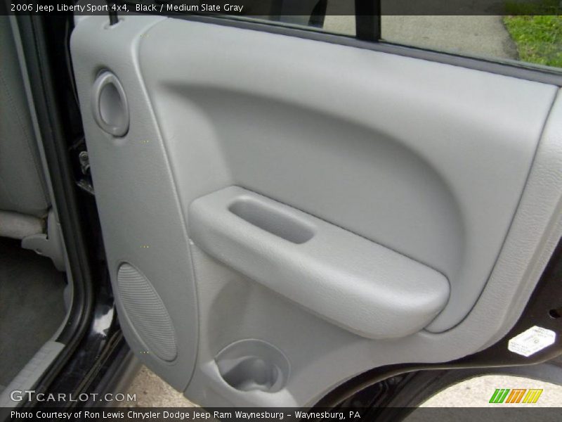 Black / Medium Slate Gray 2006 Jeep Liberty Sport 4x4