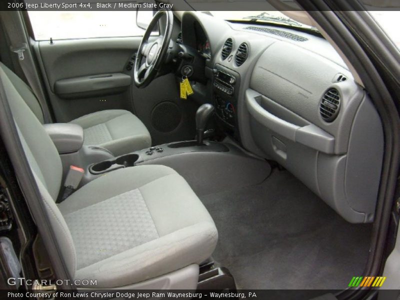 Black / Medium Slate Gray 2006 Jeep Liberty Sport 4x4