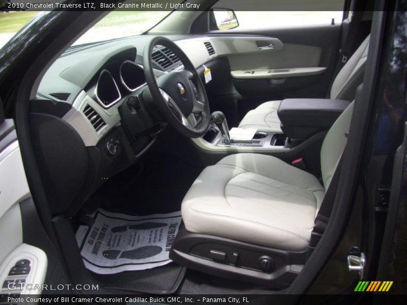 Black Granite Metallic / Light Gray 2010 Chevrolet Traverse LTZ