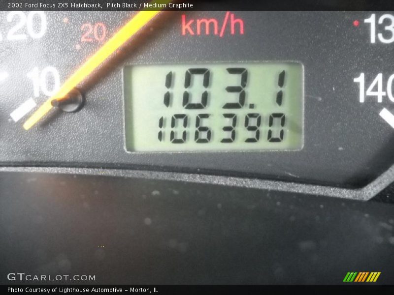 Pitch Black / Medium Graphite 2002 Ford Focus ZX5 Hatchback