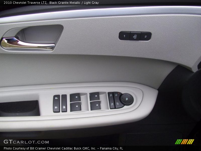 Black Granite Metallic / Light Gray 2010 Chevrolet Traverse LTZ