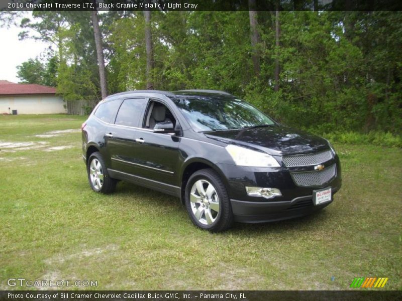 Black Granite Metallic / Light Gray 2010 Chevrolet Traverse LTZ