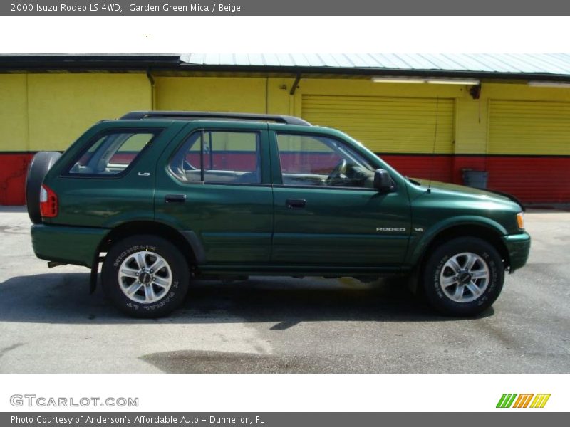 Garden Green Mica / Beige 2000 Isuzu Rodeo LS 4WD