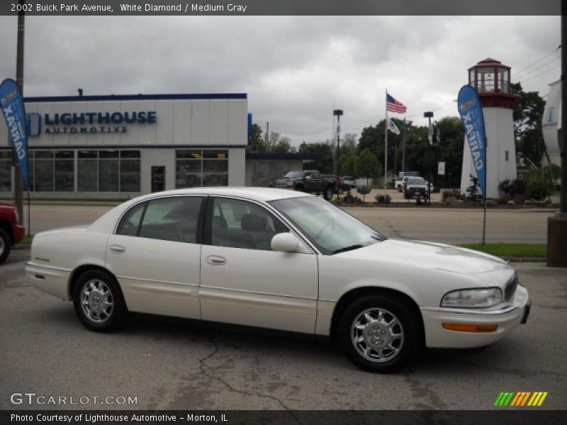 White Diamond / Medium Gray 2002 Buick Park Avenue