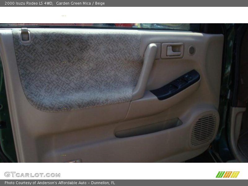 Garden Green Mica / Beige 2000 Isuzu Rodeo LS 4WD