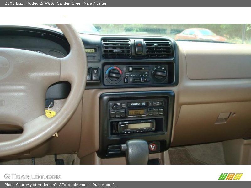 Garden Green Mica / Beige 2000 Isuzu Rodeo LS 4WD