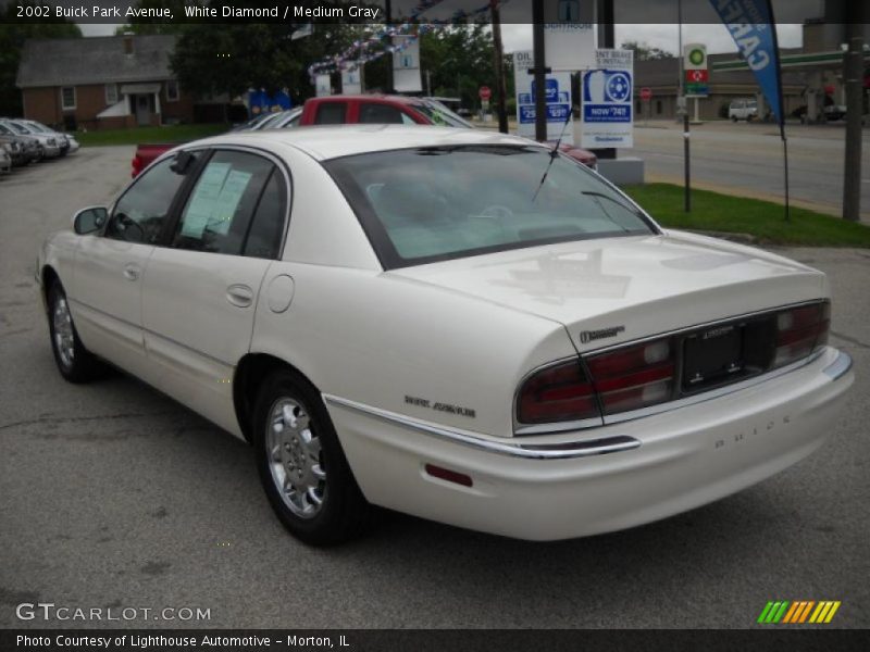White Diamond / Medium Gray 2002 Buick Park Avenue
