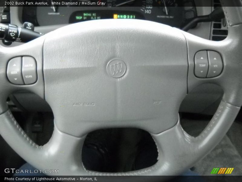 White Diamond / Medium Gray 2002 Buick Park Avenue