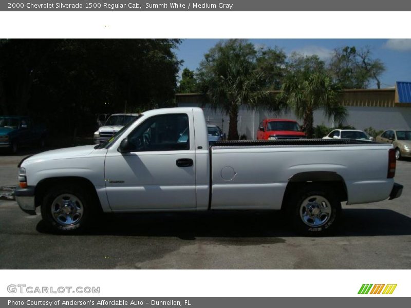 Summit White / Medium Gray 2000 Chevrolet Silverado 1500 Regular Cab