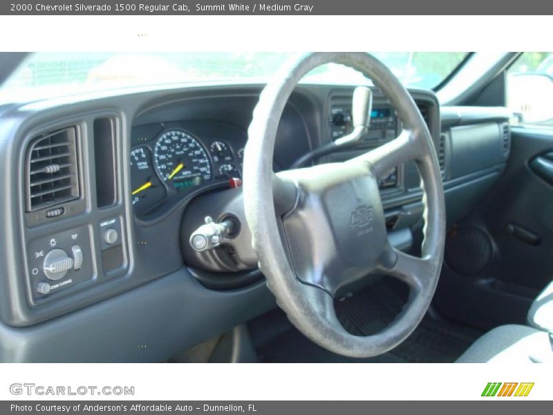 Summit White / Medium Gray 2000 Chevrolet Silverado 1500 Regular Cab