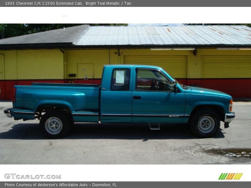 Bright Teal Metallic / Tan 1993 Chevrolet C/K C1500 Extended Cab