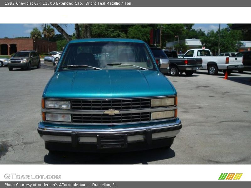 Bright Teal Metallic / Tan 1993 Chevrolet C/K C1500 Extended Cab
