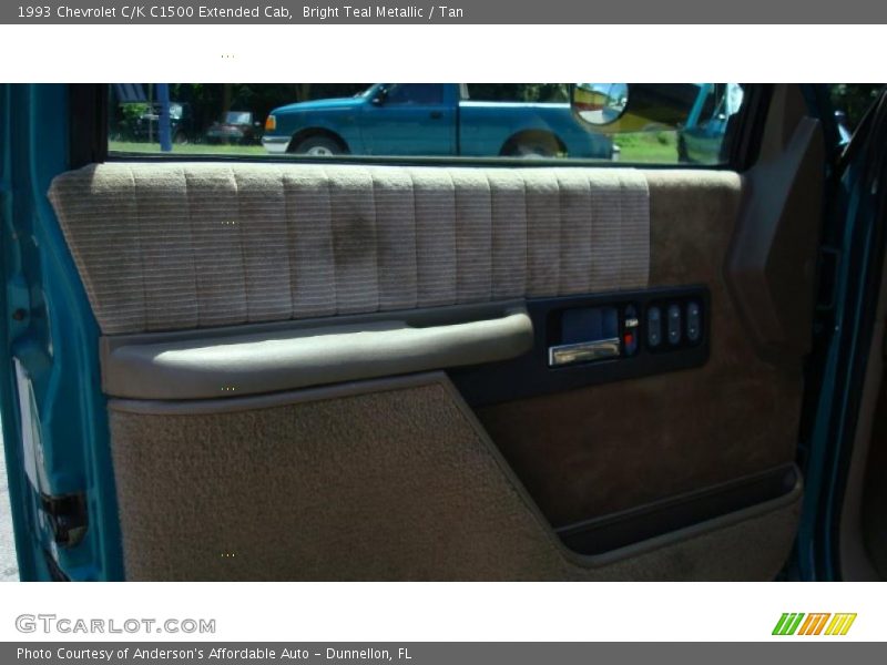 Bright Teal Metallic / Tan 1993 Chevrolet C/K C1500 Extended Cab