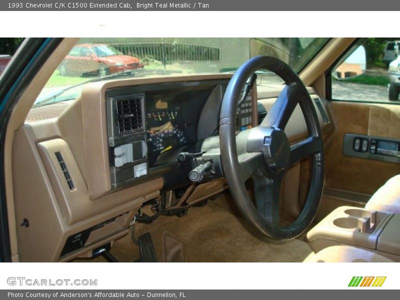 Bright Teal Metallic / Tan 1993 Chevrolet C/K C1500 Extended Cab