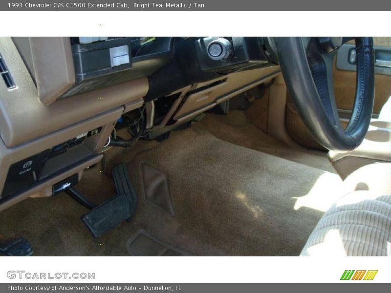 Bright Teal Metallic / Tan 1993 Chevrolet C/K C1500 Extended Cab