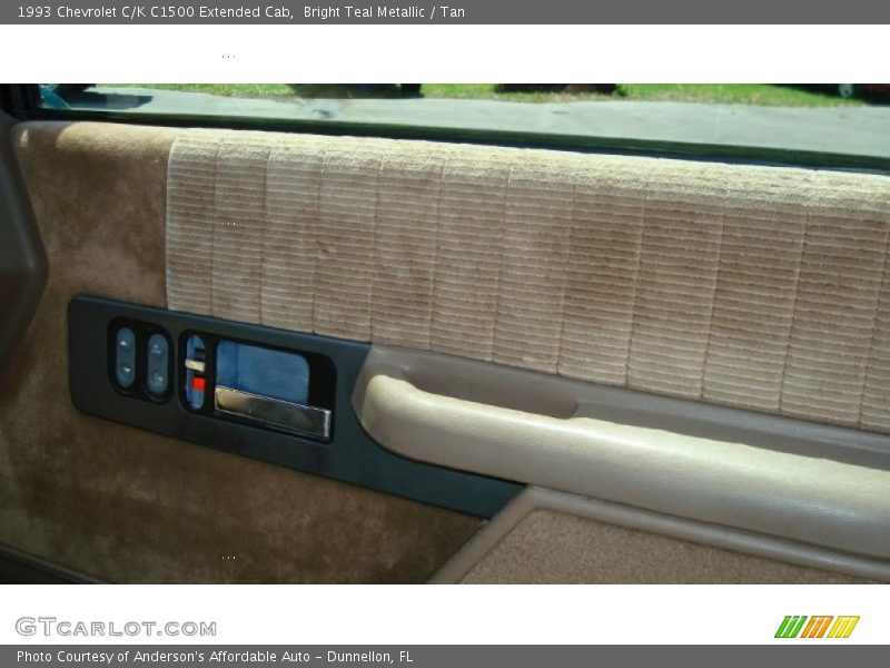 Bright Teal Metallic / Tan 1993 Chevrolet C/K C1500 Extended Cab