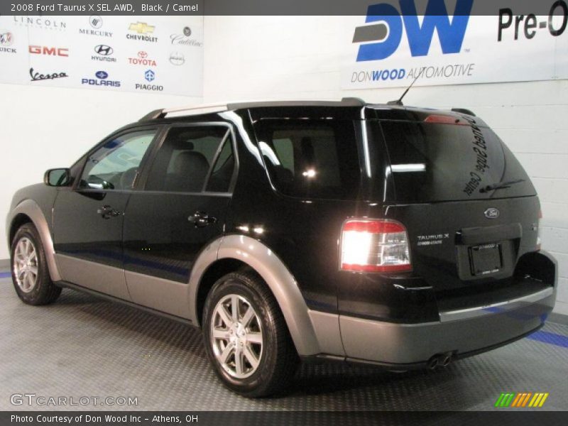 Black / Camel 2008 Ford Taurus X SEL AWD