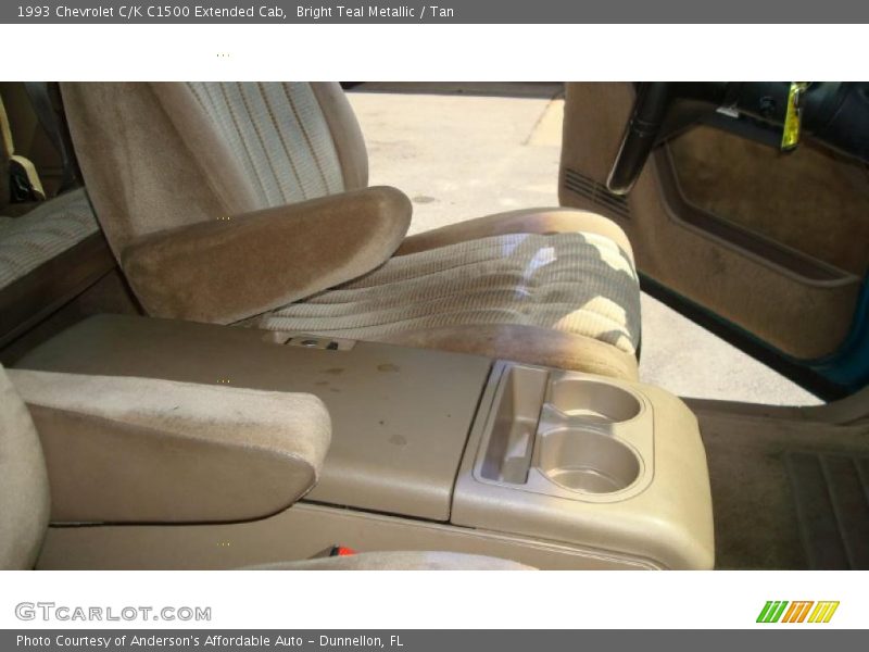 Bright Teal Metallic / Tan 1993 Chevrolet C/K C1500 Extended Cab