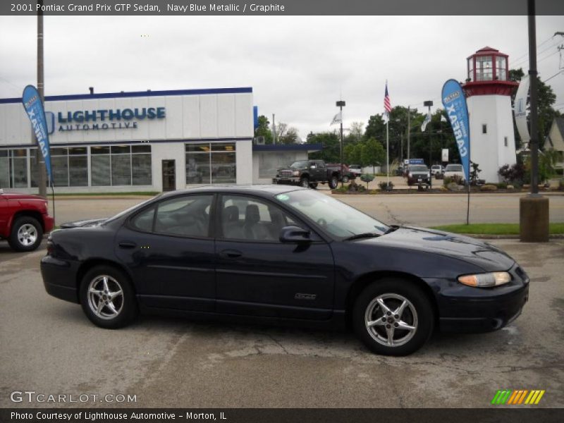 Navy Blue Metallic / Graphite 2001 Pontiac Grand Prix GTP Sedan