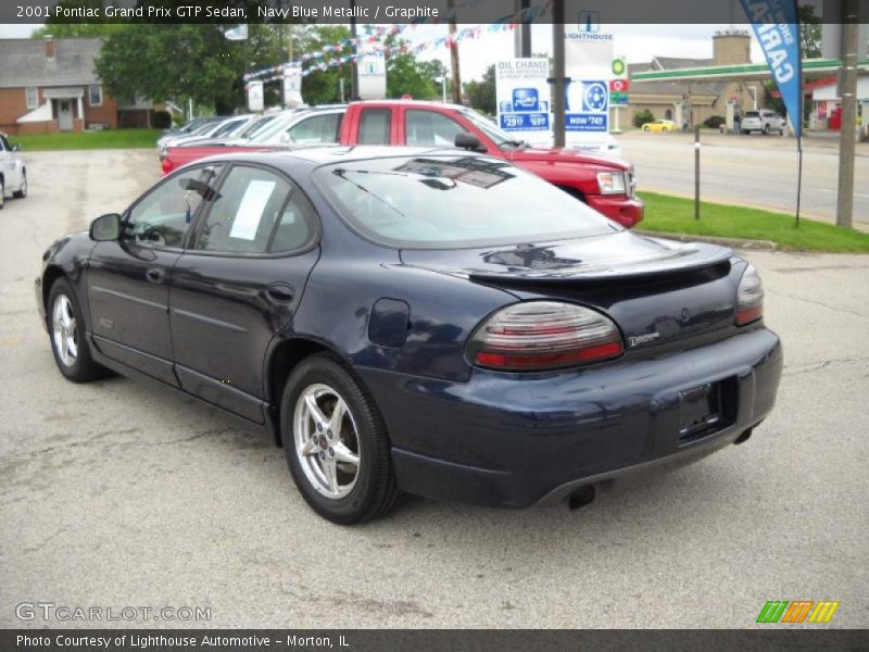 Navy Blue Metallic / Graphite 2001 Pontiac Grand Prix GTP Sedan