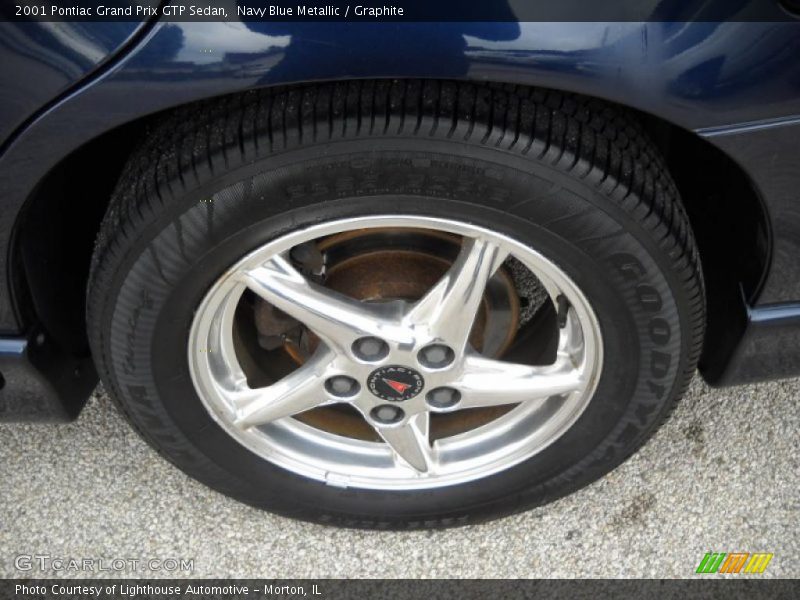 Navy Blue Metallic / Graphite 2001 Pontiac Grand Prix GTP Sedan