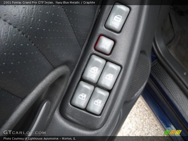 Navy Blue Metallic / Graphite 2001 Pontiac Grand Prix GTP Sedan