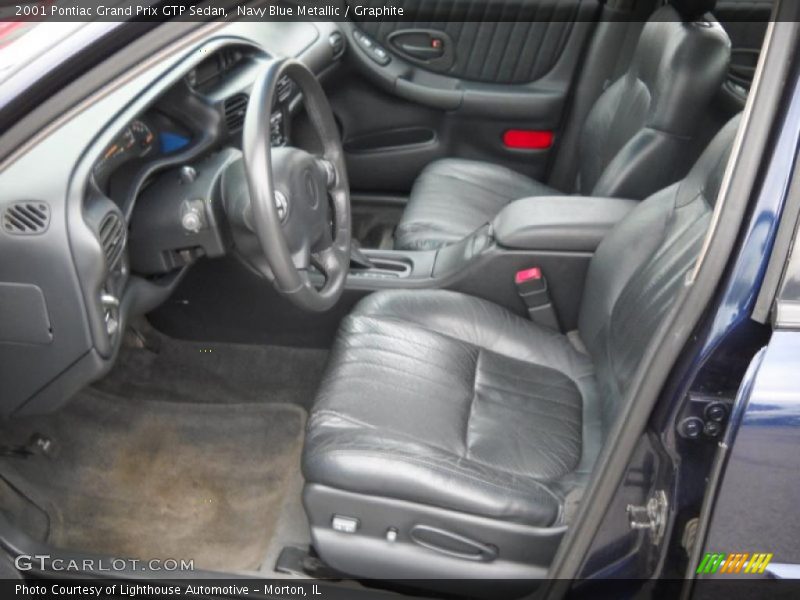 Navy Blue Metallic / Graphite 2001 Pontiac Grand Prix GTP Sedan