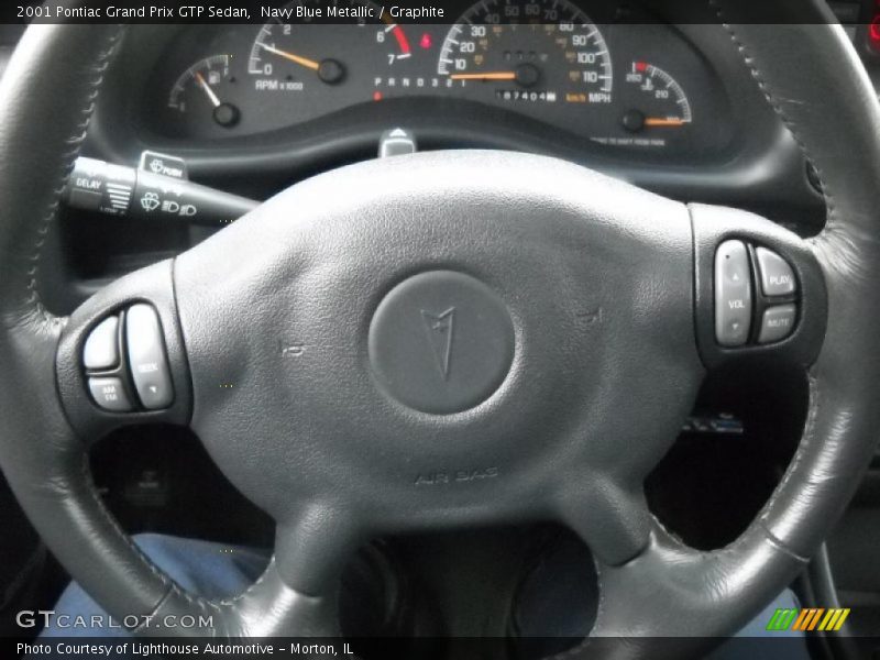 Navy Blue Metallic / Graphite 2001 Pontiac Grand Prix GTP Sedan