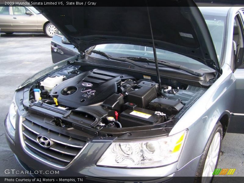 Slate Blue / Gray 2009 Hyundai Sonata Limited V6