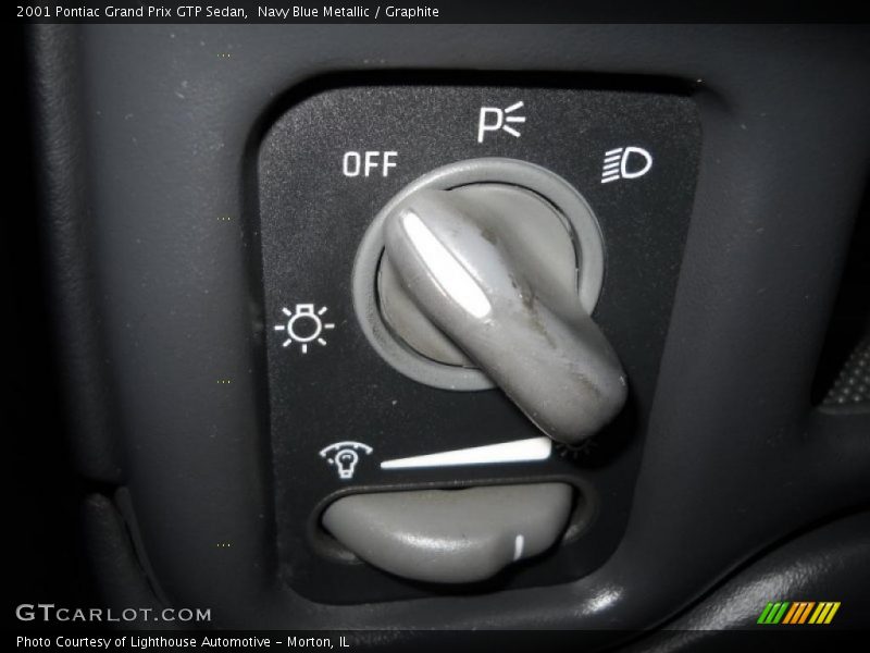 Navy Blue Metallic / Graphite 2001 Pontiac Grand Prix GTP Sedan