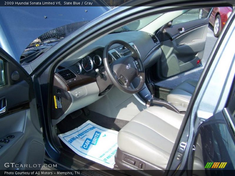 Slate Blue / Gray 2009 Hyundai Sonata Limited V6