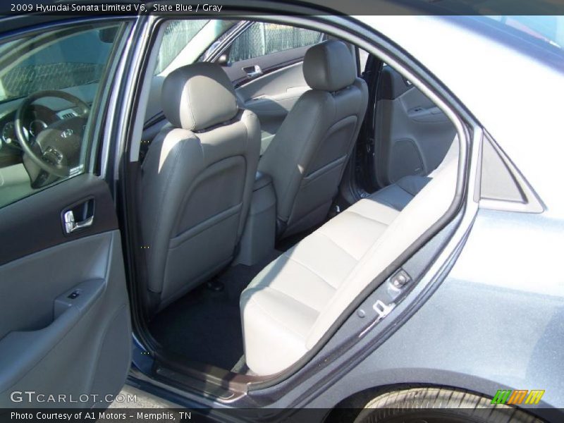 Slate Blue / Gray 2009 Hyundai Sonata Limited V6