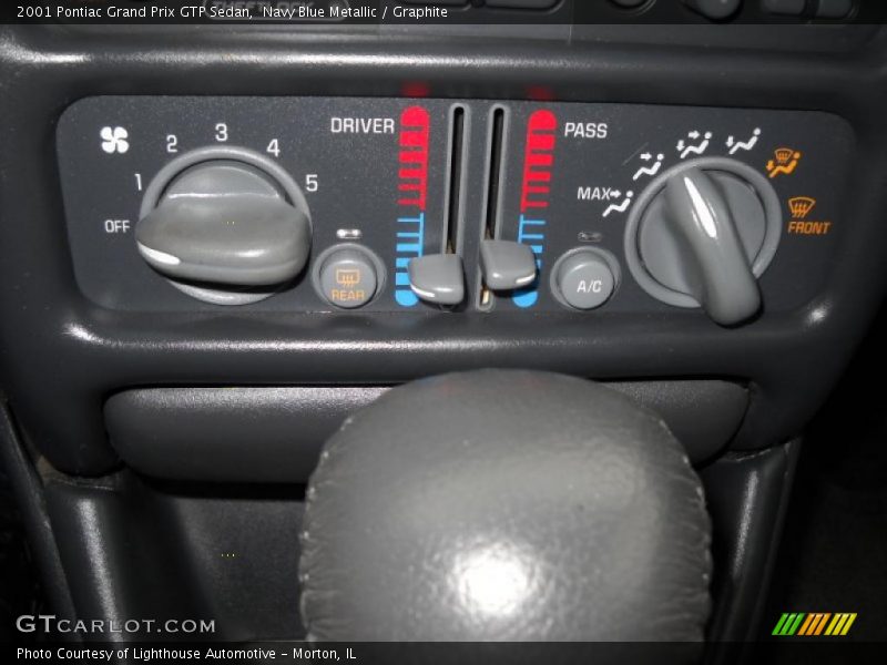 Navy Blue Metallic / Graphite 2001 Pontiac Grand Prix GTP Sedan