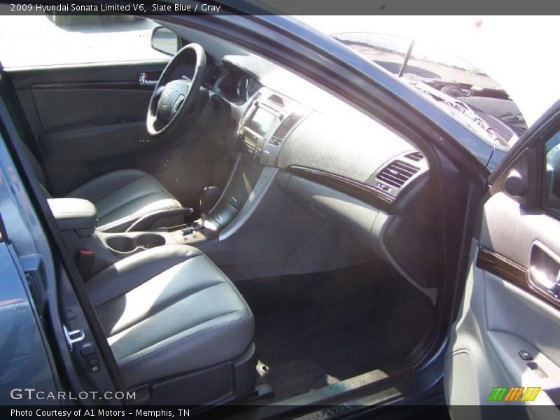 Slate Blue / Gray 2009 Hyundai Sonata Limited V6