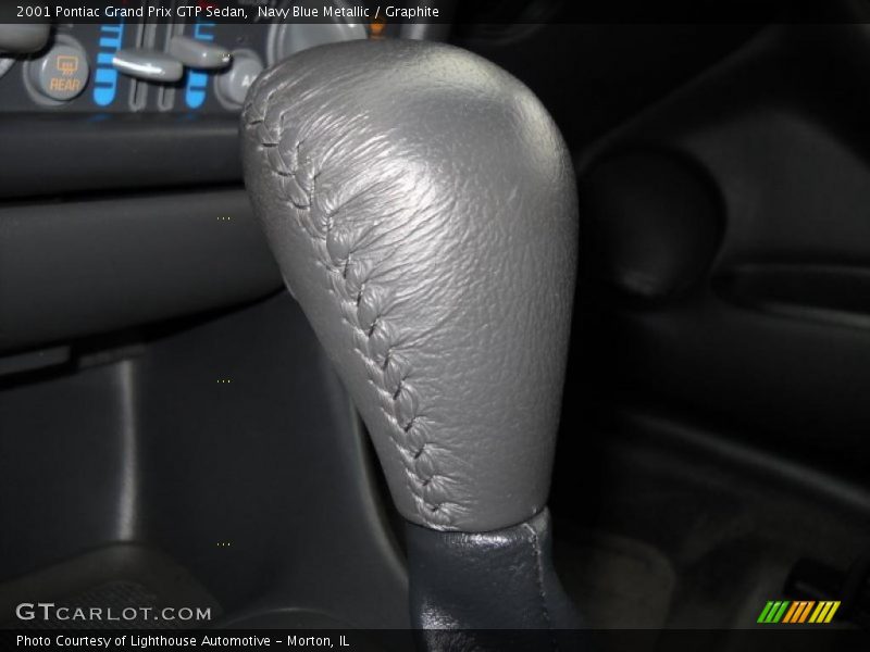 Navy Blue Metallic / Graphite 2001 Pontiac Grand Prix GTP Sedan