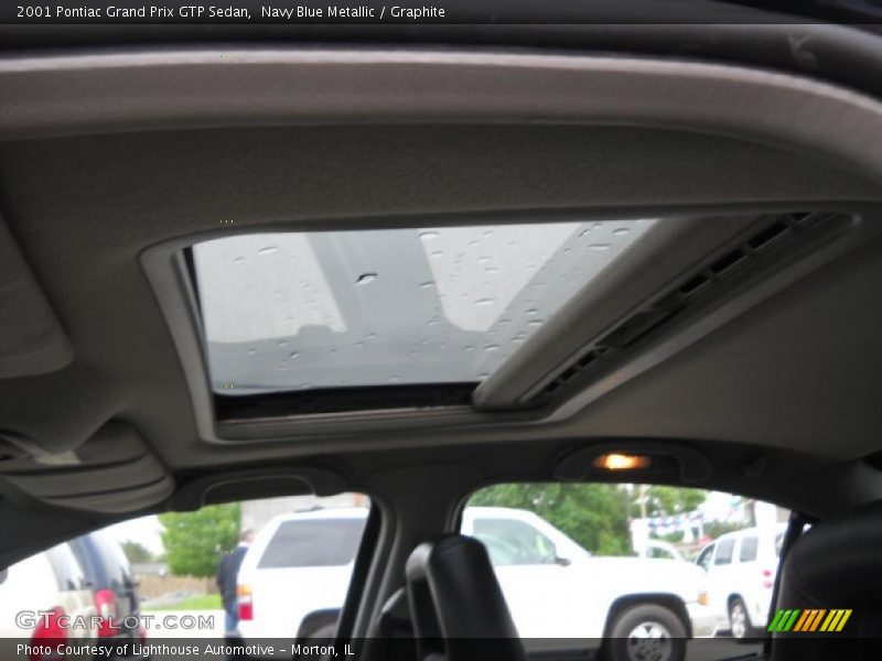 Navy Blue Metallic / Graphite 2001 Pontiac Grand Prix GTP Sedan