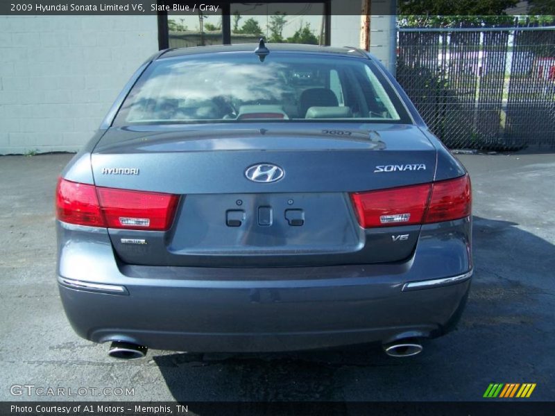 Slate Blue / Gray 2009 Hyundai Sonata Limited V6