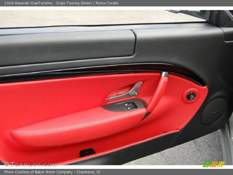 Grigio Touring (Silver) / Rosso Corallo 2009 Maserati GranTurismo