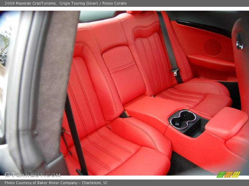 Grigio Touring (Silver) / Rosso Corallo 2009 Maserati GranTurismo