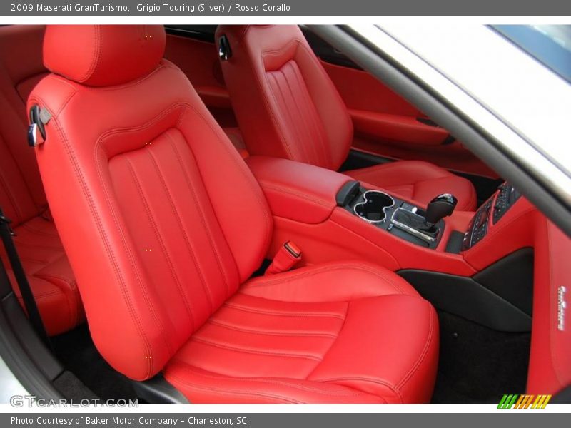 Grigio Touring (Silver) / Rosso Corallo 2009 Maserati GranTurismo