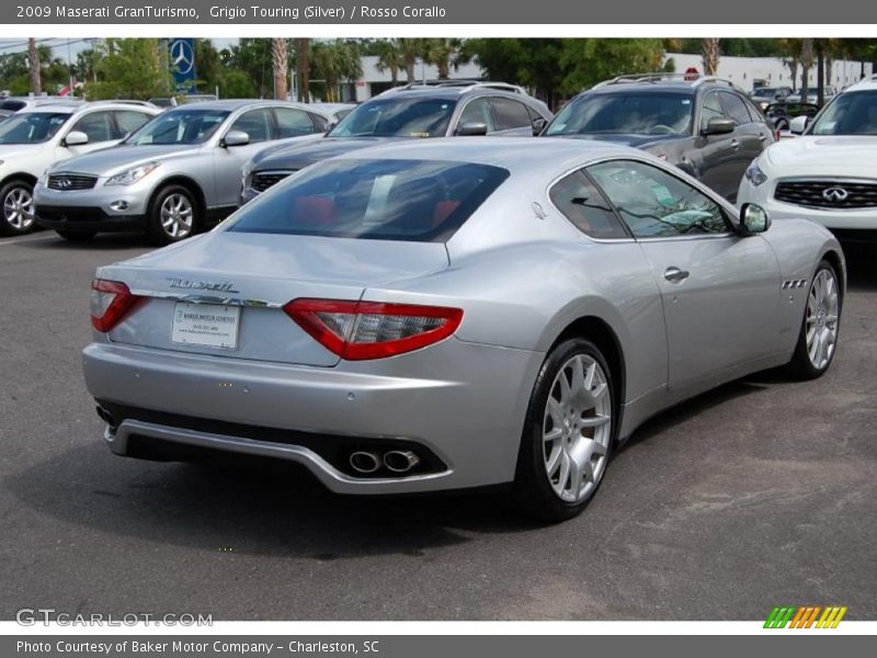 Grigio Touring (Silver) / Rosso Corallo 2009 Maserati GranTurismo