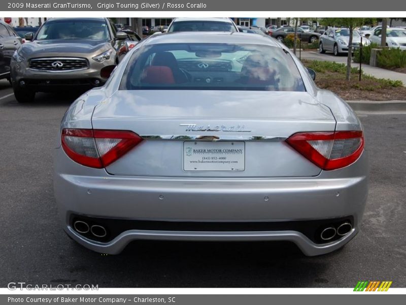 Grigio Touring (Silver) / Rosso Corallo 2009 Maserati GranTurismo