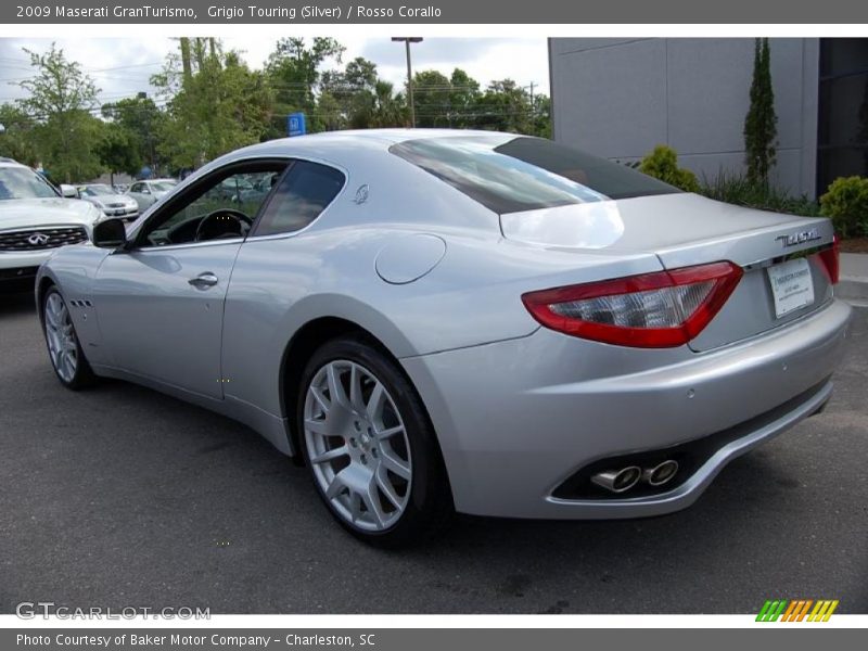 Grigio Touring (Silver) / Rosso Corallo 2009 Maserati GranTurismo
