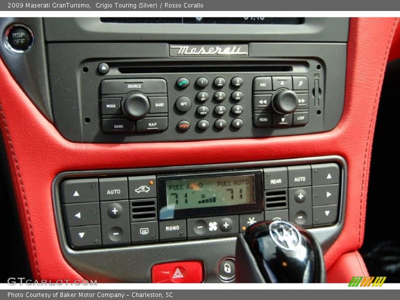 Grigio Touring (Silver) / Rosso Corallo 2009 Maserati GranTurismo
