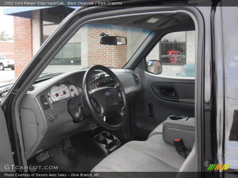 Black Clearcoat / Dark Graphite 2002 Ford Ranger Edge SuperCab