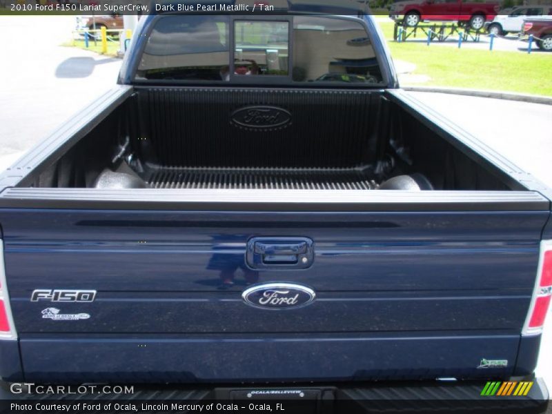 Dark Blue Pearl Metallic / Tan 2010 Ford F150 Lariat SuperCrew